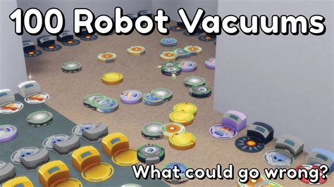 100 Robot Vacuums In The Sims 4 This Is Fine 🔥🔥🔥 Youtube