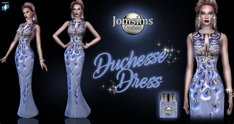 Duchess Dress At Jomsims Creations Sims 4 Updates