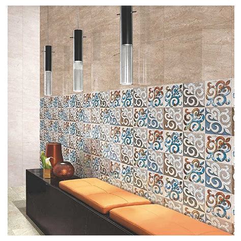 Glossy Kajaria Ceramic Wall Tile 1x2 Ft300x600 Mm Living Room At Rs