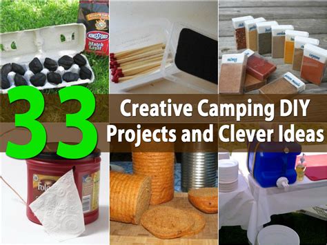 Top 33 Most Creative Camping Diy Projects And Clever Ideas Diy And Crafts