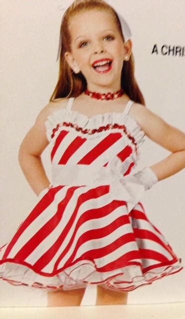 Christmas Dance Costume Candy Stripe Pageant Baby Doll Dress A