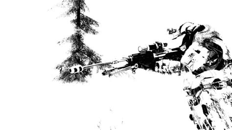 snow, Trees, Halo, Sniper, Rifles Wallpapers HD / Desktop and Mobile ...