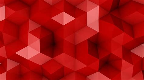 1920x1080px 1080p Free Download Red Triangle Polygons Geometric