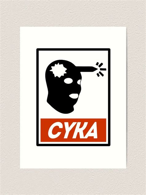 Cyka Csgo Art Print By Johnmackdesigns Redbubble