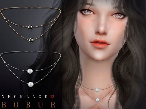 Sims 4 Cc Name Necklace 25 Designs Maxis Match