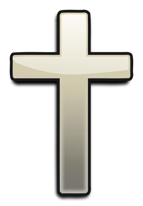 Cross Free Stock Photo Illustration Of A White Cross 16546