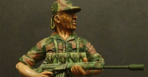 Land Of The Lead 120mm Rhodesian Soldier