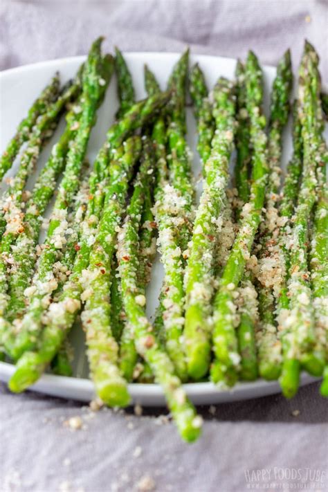 Remove the chicken and place it on a plate. Pan Fried Asparagus with Parmesan - Happy Foods Tube