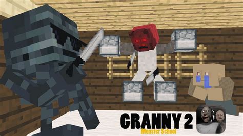 Monster School Granny Chapter Two Horror Game Challenge Minecraft