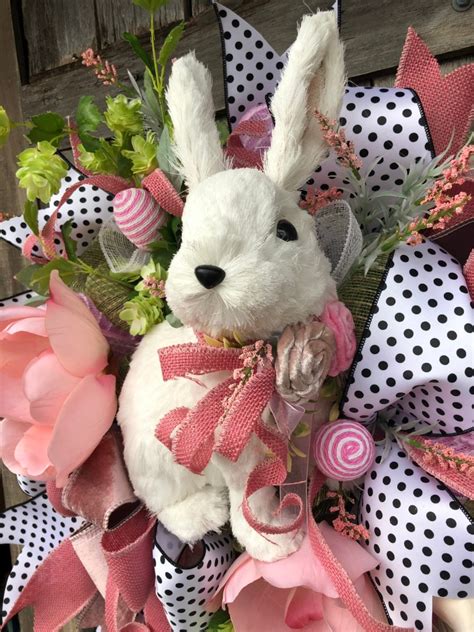 Easter Wreath Spring Wreath Bunny Wreath Easter Bunny Easter Decor