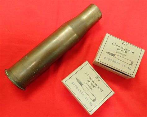 Ww2 Us 37mm M16 Shell Casing And Two Boxes Brass Shell Cases For