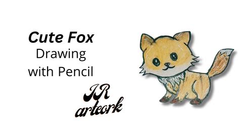 How To Draw A Cute Fox Step By Step Youtube