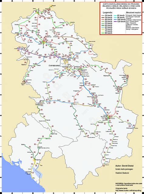 Mapa Zeleznice Srbije I Crne Gore Superjoden