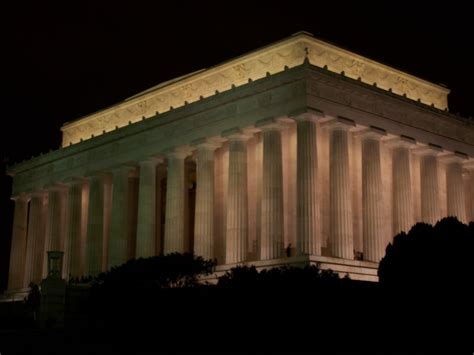 Via My Viewfinder Lincoln Memorial At Night