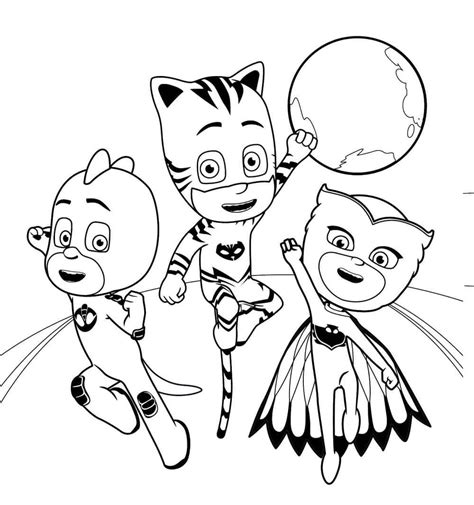 Desenho Dos Pj Masks Para Colorir Dibujo 5 Porn Sex Picture