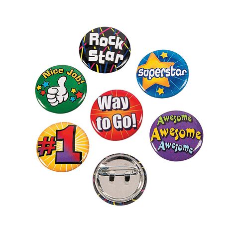 Award Mini Buttons Oriental Trading Buttons Novelty Buttons Mini
