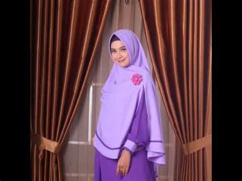 Karena warna ungu adalah warna 'sendirian'. Baju Gamis Warna Ungu Salem - YouTube