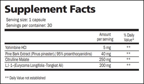 Performmd Testosterone Booster Yohimbe Tongkat Ali Pine Bark Scimeramd