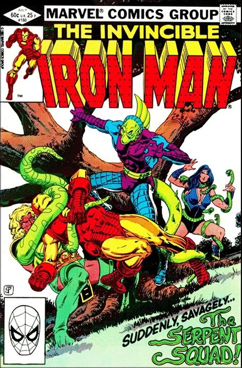 Marvel Comics Of The 1980s 1982 Anatomy Of A Cover Iron Man 160