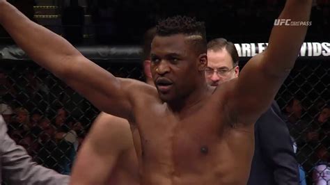 Video Francis Ngannou Tkos Andrei Arlovski Bringing His Record To 5 0 In The Ufc Mma