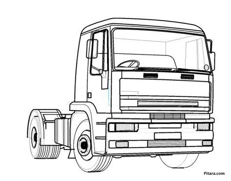 The truck uses steel ropes and winches to do. Land Transportation Coloring Pages | Pitara Kids Network