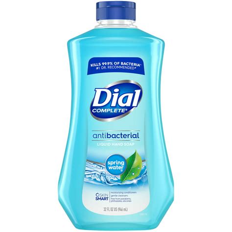 Dial Antibacterial Liquid Hand Soap Refill Spring Water 32 Ounce