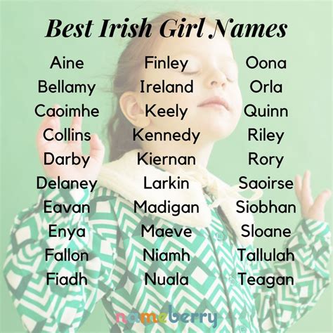 132 Best Irish Girl Names In 2020 Irish Girl Names Girl