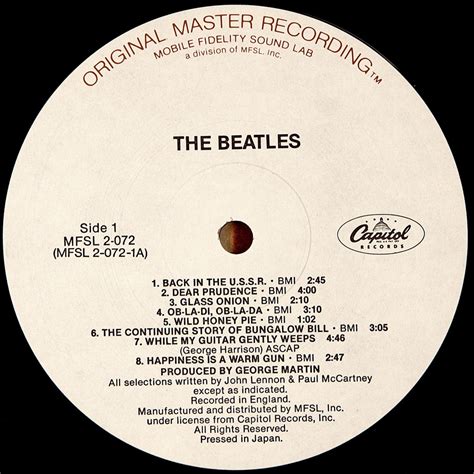 Beatles Beatles White Album 2lp Vinyl Record 12 45000 Rub