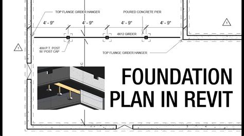 Drawing A Foundation Plan In Revit Youtube