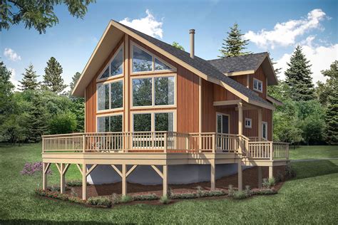 The home building experience, the beauty of the design materials, the idea of completing a personal home build? Mountain House Plan with Vaulted Owner's Loft - 72962DA ...