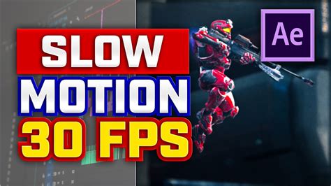 Fps To Super Slow Motion After Effects Tutorial Youtube