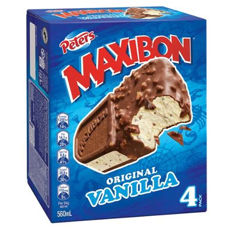 Peters Maxibon Original Vanilla Ice Cream 4s