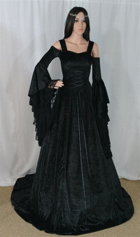 Gothic Dress Renaissance Dress Medieval Dress Handfasting Gown