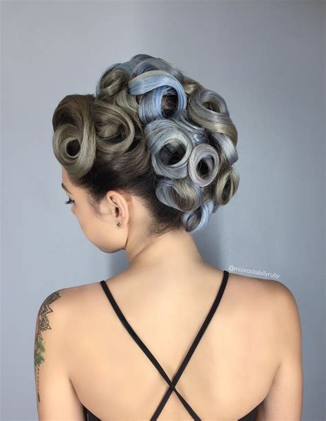 Big Pin Curl Updo By Beautybymissruby