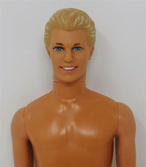 Mattel Barbie Ken Doll Nude Head Body Blonde Molded Hair Ebay