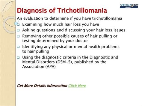 Trichotillomania Symptoms Causes And Treatment