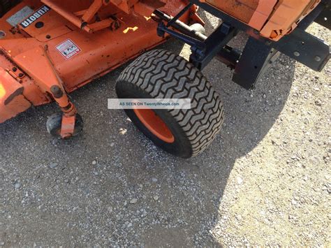 Kubota B7200 Compact Diesel Tractor With Belly Mower Excellent Shape