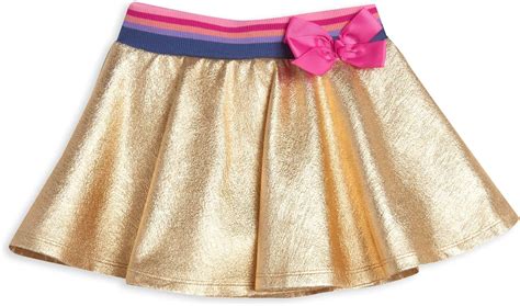 Buy Jojo Siwa Big Girls Skirt Bow French Terry Metallic Print 10 12 At