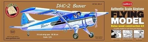 Dhc 2 Beaver Flying Model Balsa Aircraft Kit 610mm Wingspan From Guillows