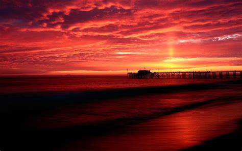 California Sky Sunset Pictures Beach Wallpaper Sunset Wallpaper
