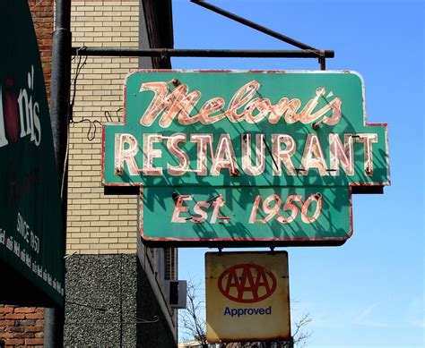 Pennsylvania ~ Uniontown Melonis Restaurant Along Main St Flickr