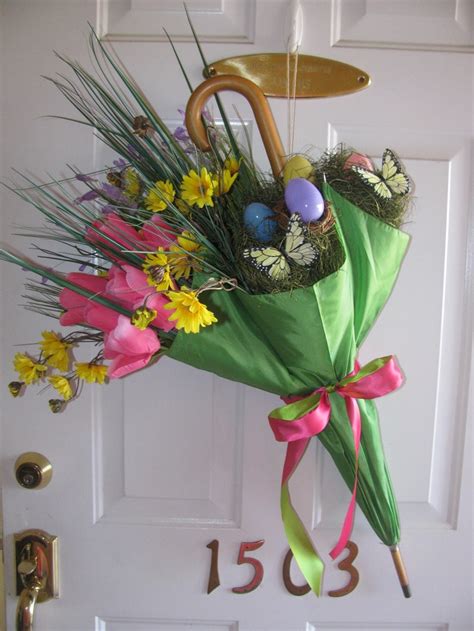 Springeaster Front Door Decor Floral Pinterest Best