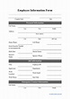 Printable Employee Information Form - Printable Forms Free Online