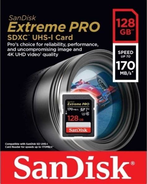 Sandisk Extreme Pro 2018 Sdxc 128gb Desde 2699 € Compara Precios