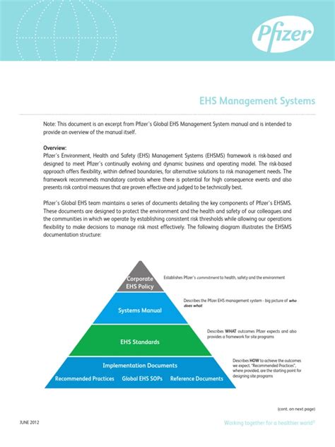 Ehs Management Systems Risk Occupational Safety And Health