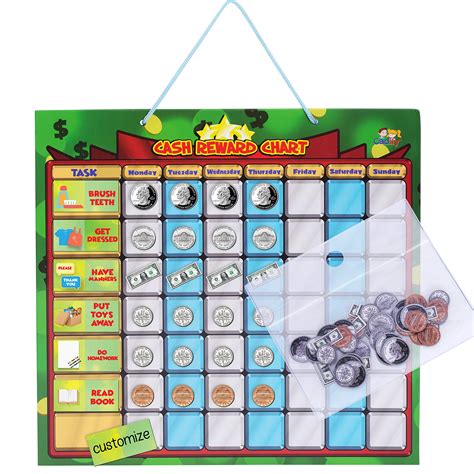 Buy Cadily Reward Chart For Kids Weekly Chore Chart For Kids Magnetic