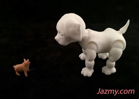 3d Printed 3d Jointed Puppy Dog By Jazmy Pinshape