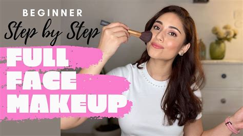 How To Do A Full Face Of Makeup For Beginners Step By Step Everyday Makeup For Beginners Youtube