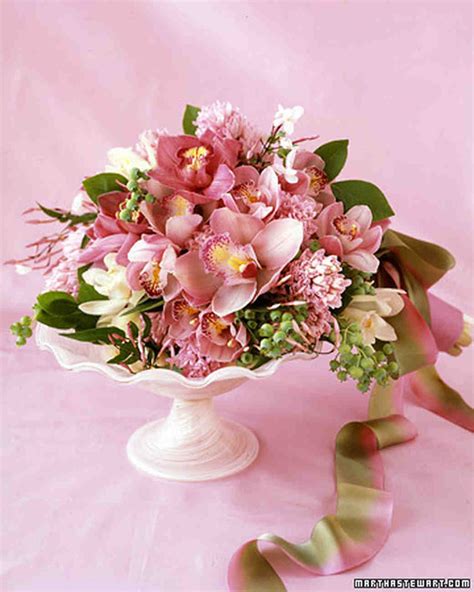 Orchid Bouquets Martha Stewart Weddings