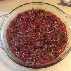 Directions bring the sugars, syrup, water, cinnamon, and nutmeg to a boil. Cranberry Walnut Relish I | Recipe | Cranberry orange ...